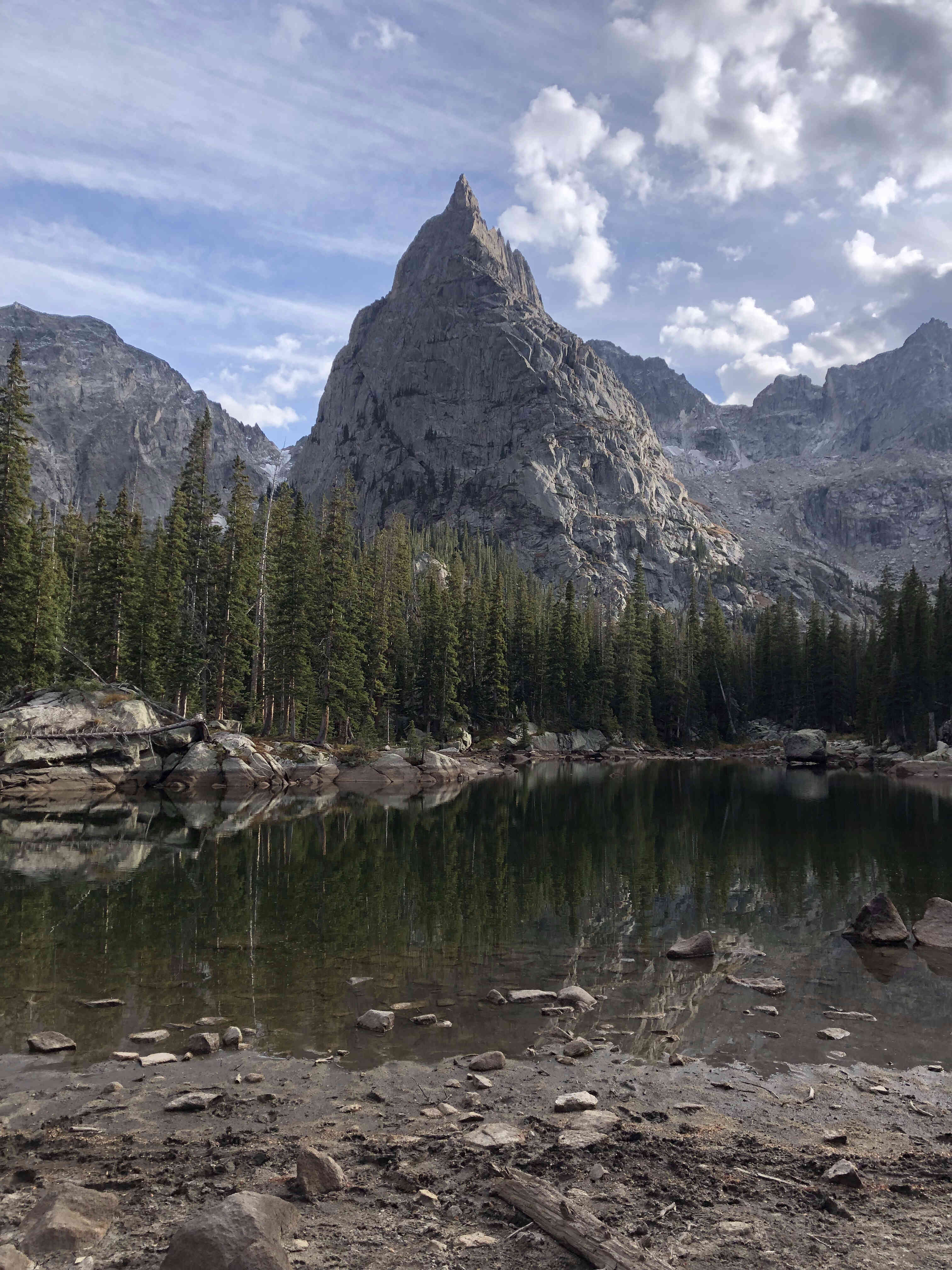 Lone Eagle Peak in the Indian Peaks Wilderness.